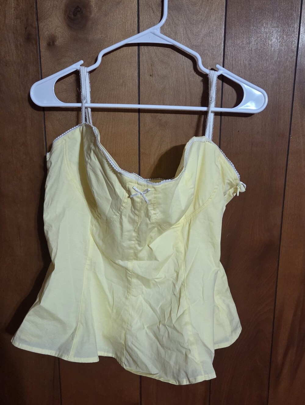 Zara Butter Yellow Corset Coquette size XXL